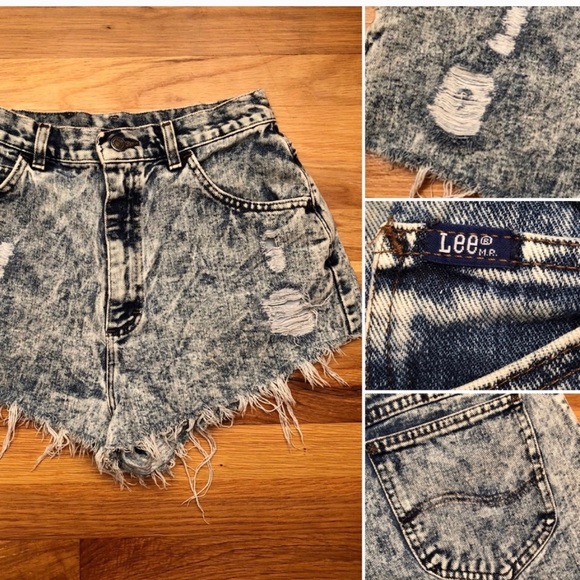 Lee Pants - LEE Vintage Acid Wash Denim Jeans